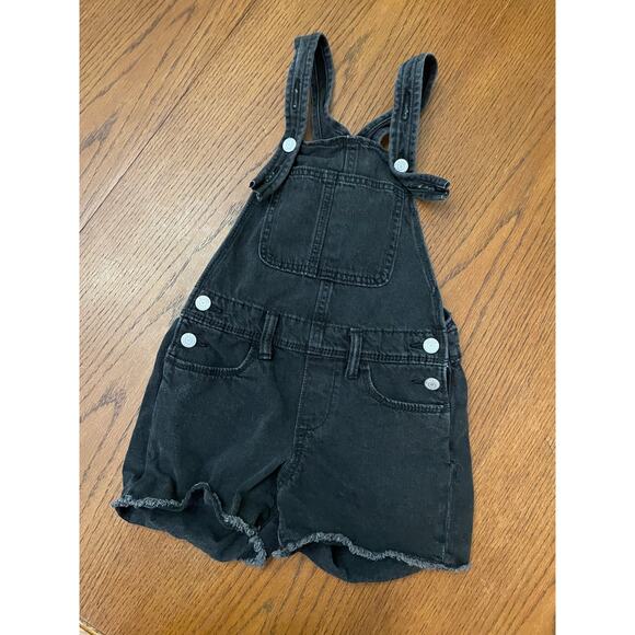 Old Navy Other - Old Navy Black Overall Shorts Kids M